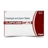 clopicard AP 75 (Aspirin + Clopidogrel)